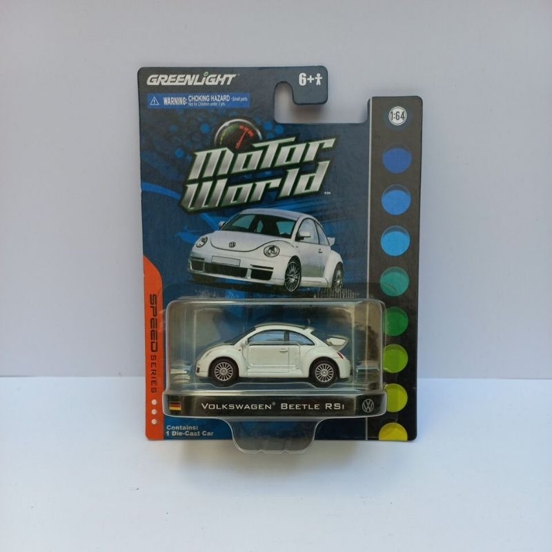 greenlight volkswagen beetle rsi motor world diecast 1/64