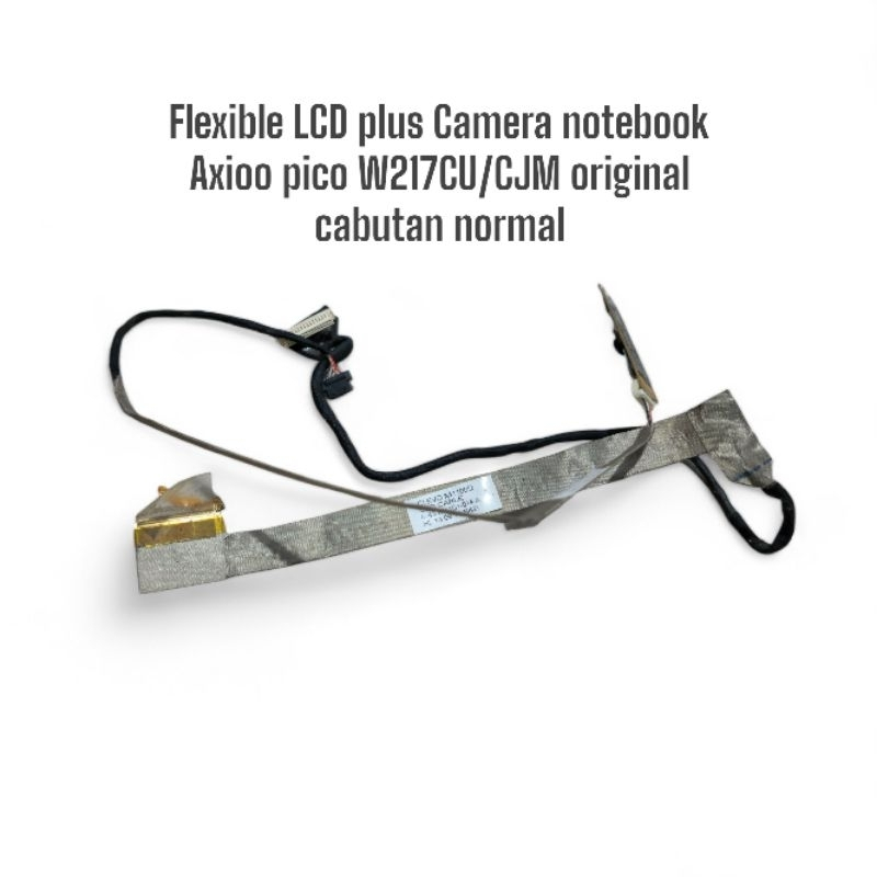 Plexsible Lcd plus Plexsible Kamera 1 set Laptop/Notebook Axioo Pico W217CU/CJM cabutan normal Joss 