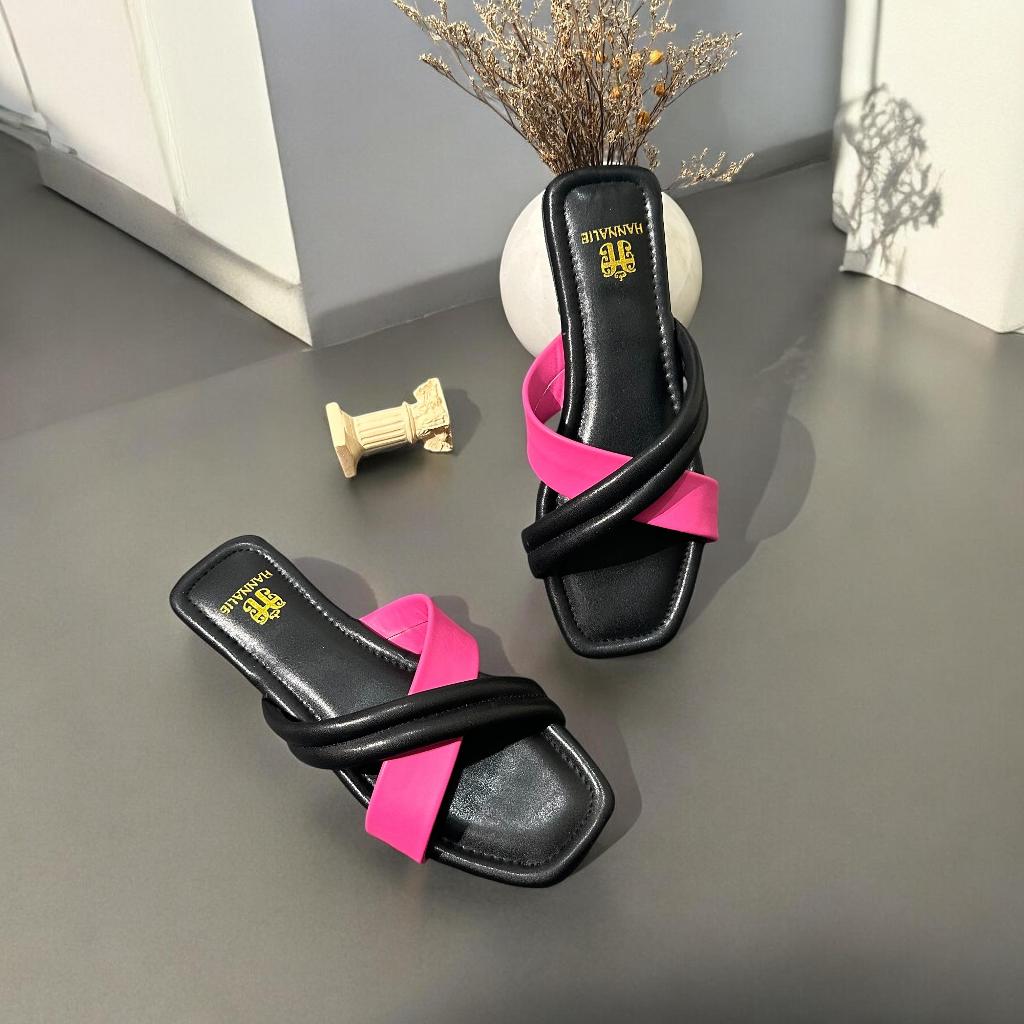 Sandal Wanita Korea Empuk KIYOMI Terbaru Sandal Flat Sandal Trendly