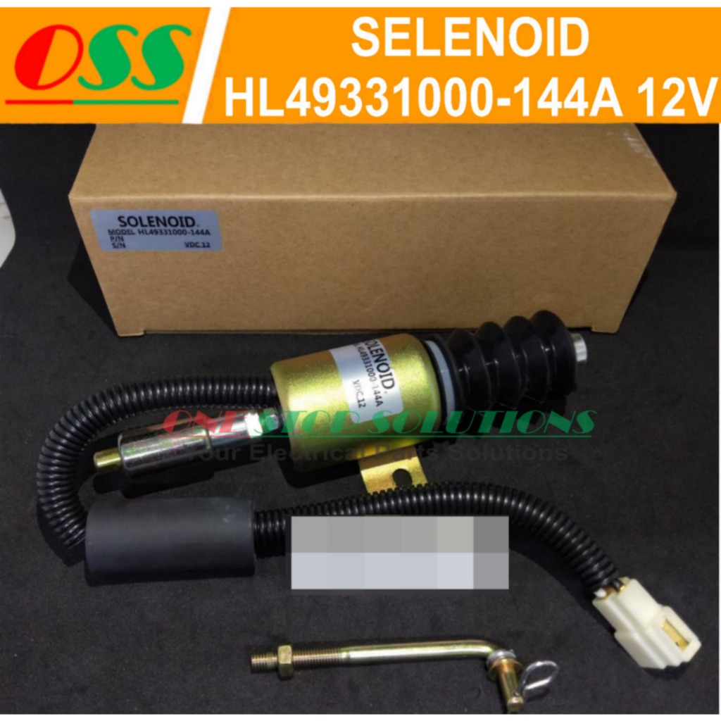 SELENOID SOLENOID HL49331000-144A 12V RELAY UNIV UNTUK GENSET