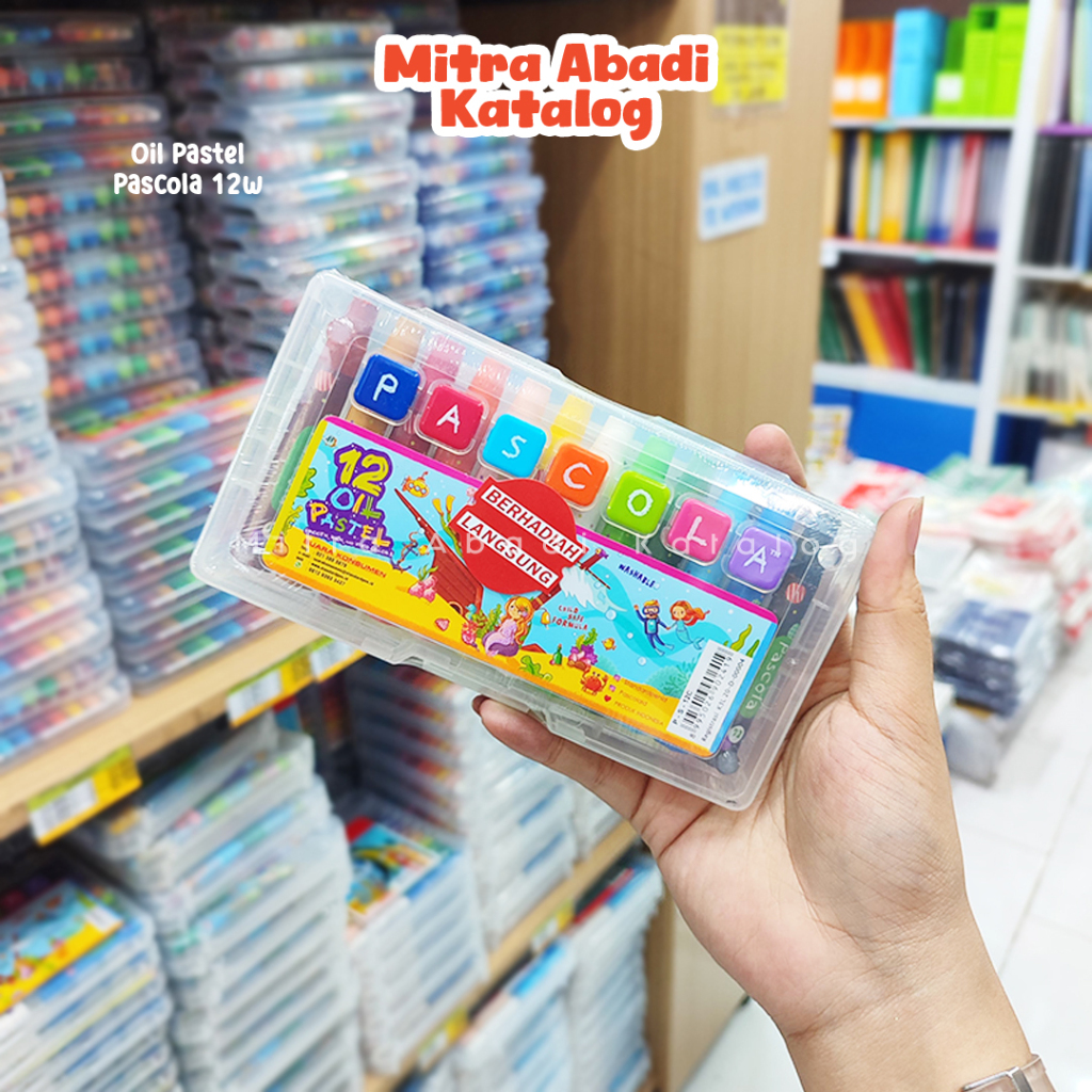 

OIL PASTEL PASCOLA 12C / 12 WARNA PEWARNA ALAT MENGGAMBAR MEWARNAI ANAK KRAYON CRAYON PASTEL NON TOXIC MURAH ALAT TULIS SEKOLAH KANTOR KULIAH KAMPUS ATK MURAH LENGKAP GROSIR KULAKAN STATIONERY / MITRA ABADI KATALOG JOGJA