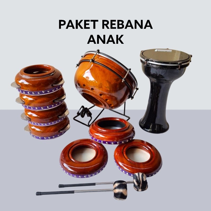 Rebana Hadroh Hadrah / Paket Rebana Anak Jenjang Paud TK SD