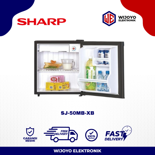 Kulkas Portable SHARP SJ-50MB-XW Kulkas Mini Bar SJ50MB SJ 50MB
