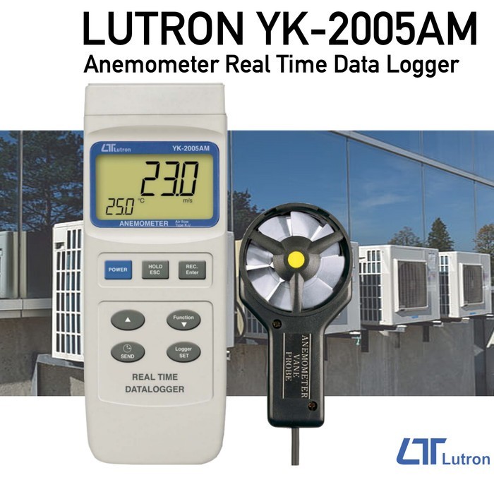 Lutron YK-2005AM Anemometer Real Time Data Logger