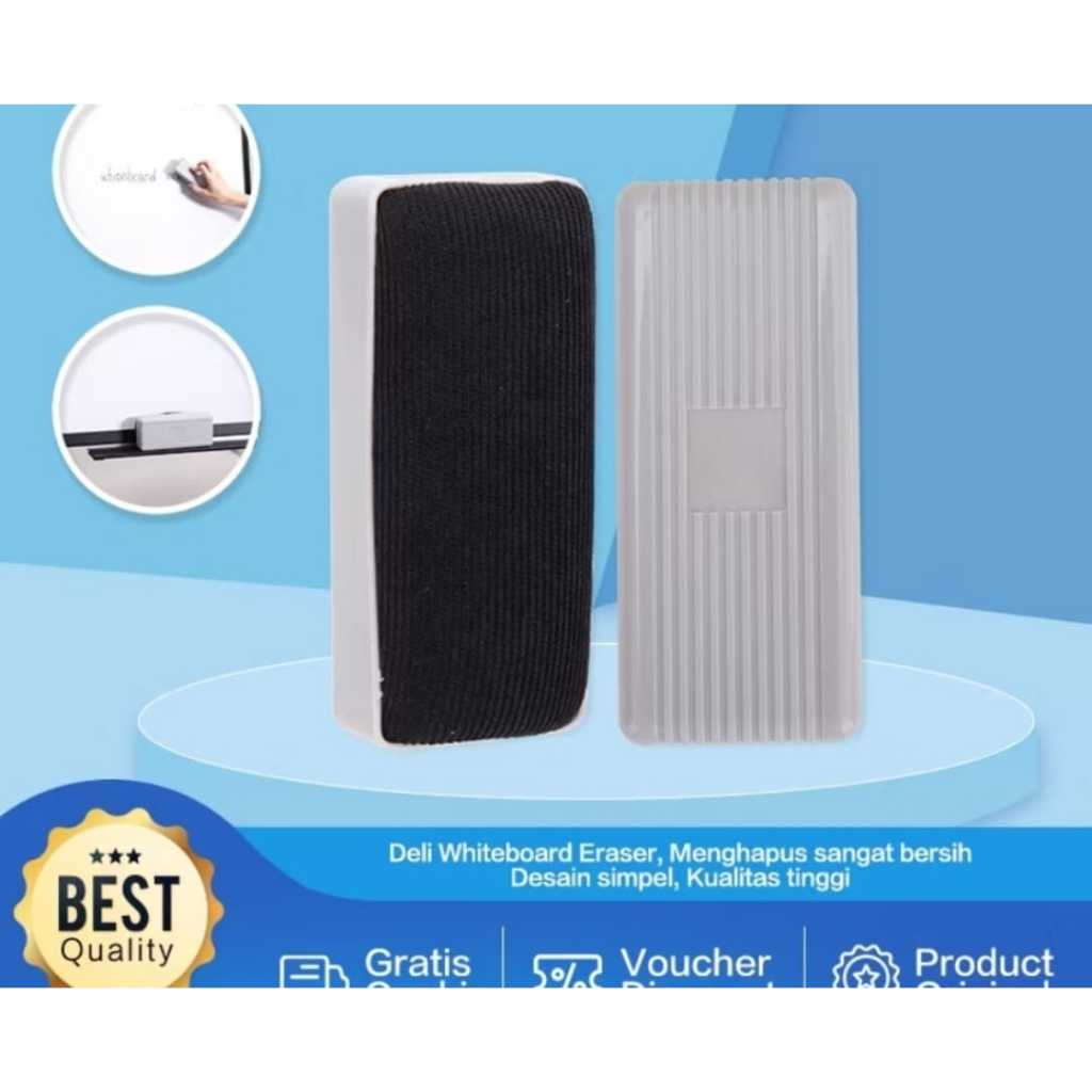 

Deli Whiteboard Eraser Penghapus Papan Tulis 11 cm Tidak Meninggalkan Bekas Kualitas Tinggi E7810