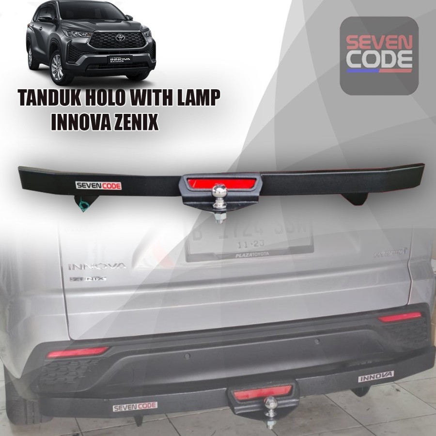 TOWING INNOVA ZENIX / PENGAMAN BUMPER BELAKANG INNOVA ZENIX W/LIGHT