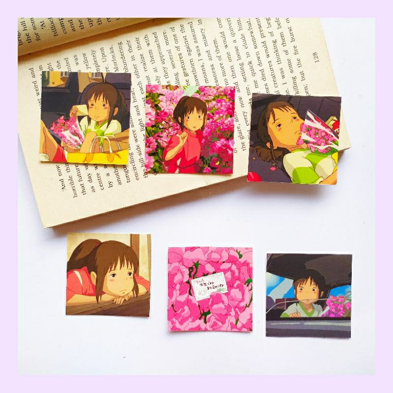 

[GHIBLI] STICKER SQUARE SET STUDIO GHIBLI SPIRITED AWAY PONYO TOTORO