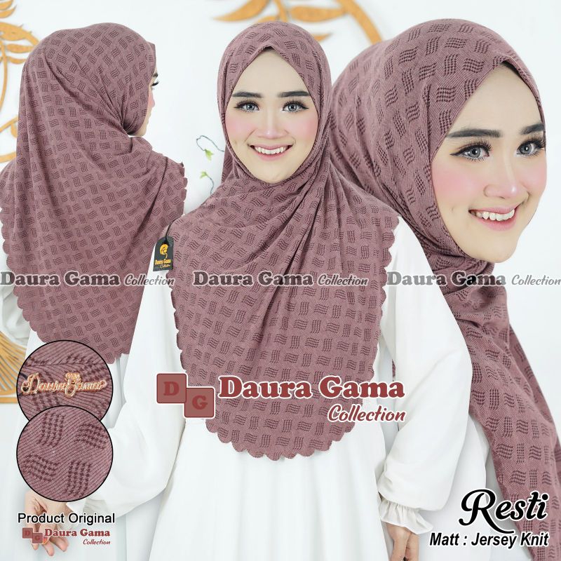 Dauragama Resty//HIJAB KEKINIAN//INSTAN MIRING//DAURAGAMA HIJAB INSTAN//HIJAB MOTIF INSTAN