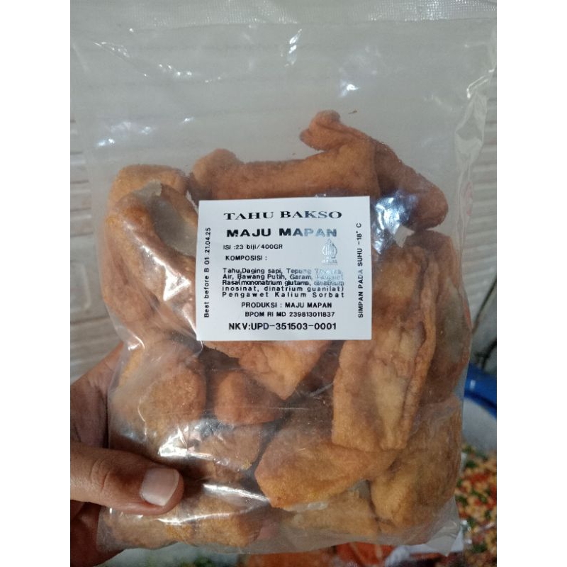 

Tahu Bakso Maju Mapan Ayam isi 23biji