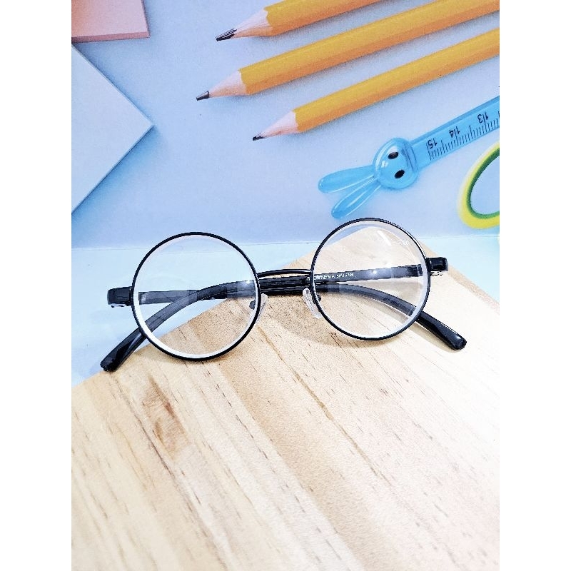 kacamata minus lensa bening gagang besi