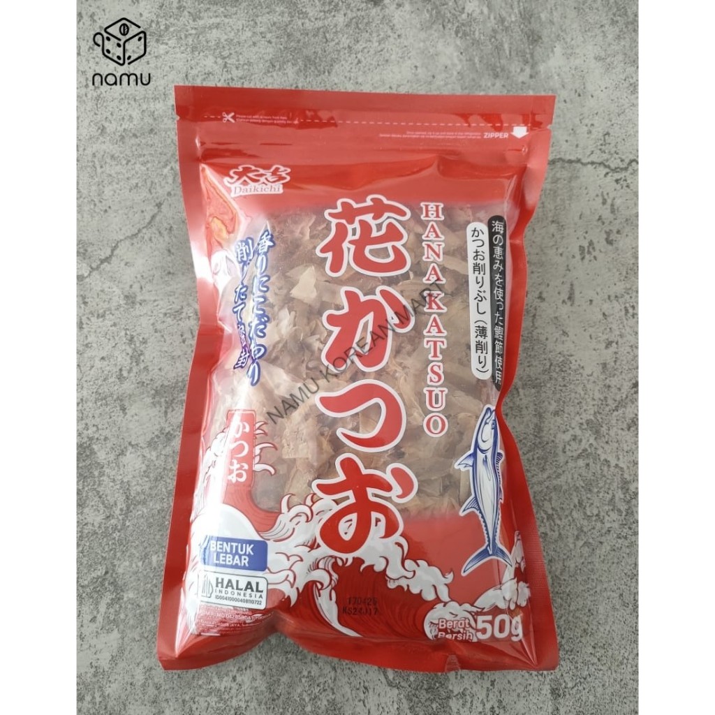 

Daikichi Hana Katsuobushi 50gr / Katsuobushi / Serpihan Ikan Cakalang / Cakalang Serut / Bonito Flakes