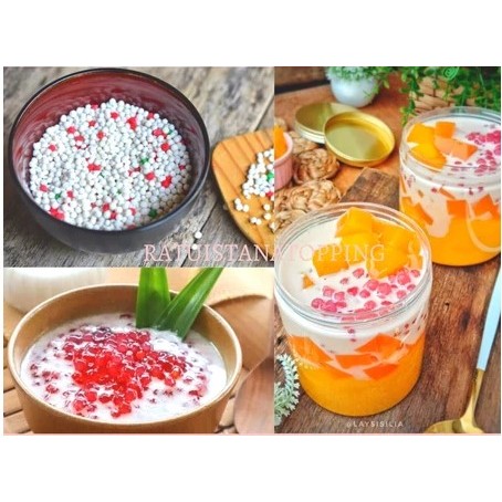 

⭐️MURAH⭐️ SAGU MUTIARA 500 GRAM / Sago Pearl / Sagu Mutiara Warna - Warni