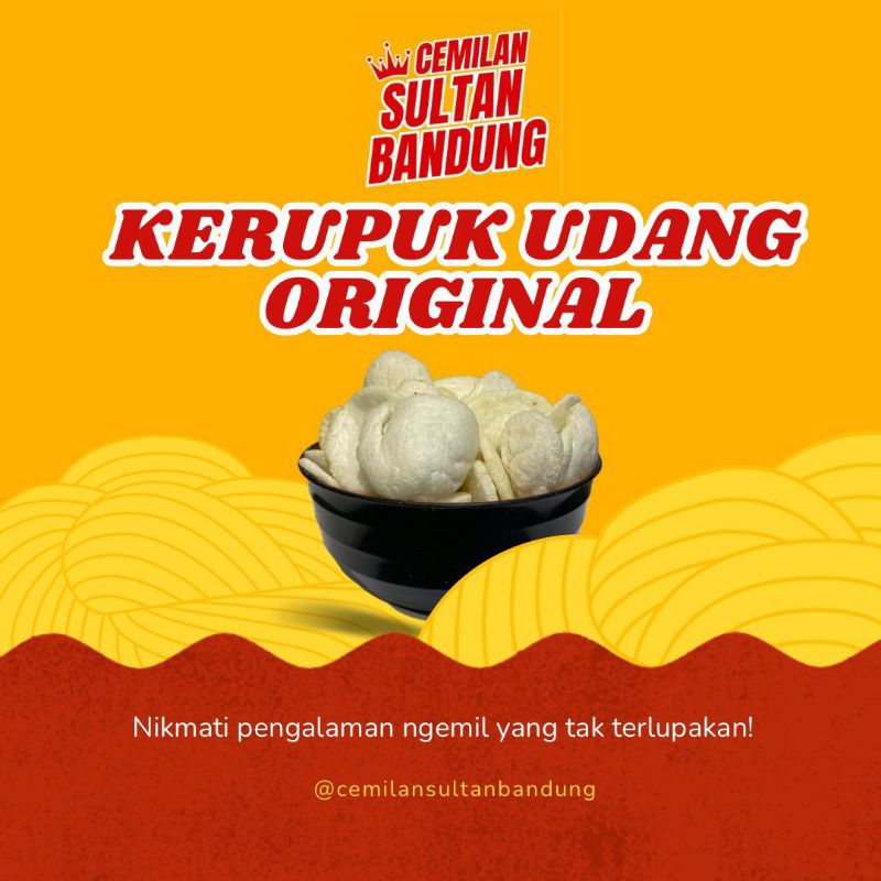 

Kerupuk Udang Original Snack Kiloan Murah