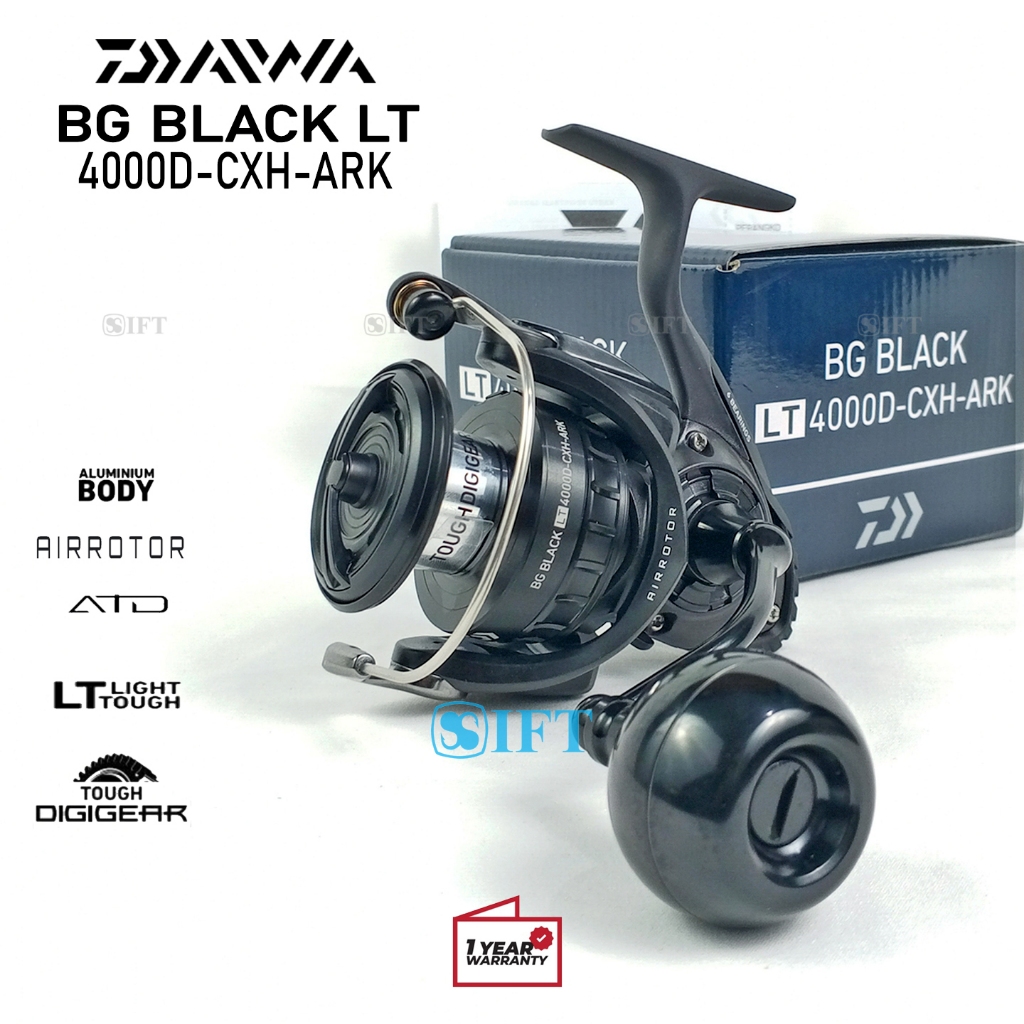 Reel DAIWA BG BLACK LT | Metal Body | 2500 s/d 14000 | Laut [21] Resmi IFT