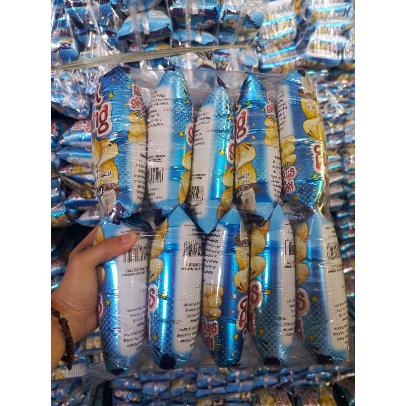 

1 pack(10pcs)Keripik Singkong Rasa Original UD. KUDA MASS A