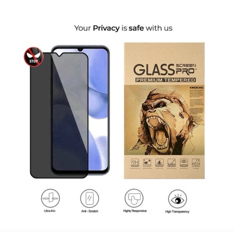 Anti gores Gorilla Poco C3 C31 C50 F2 F3 F4 F5 M2 M3 M4 M5 M6 x3 x4 x5 pro 4G 5G tempered glass Anti