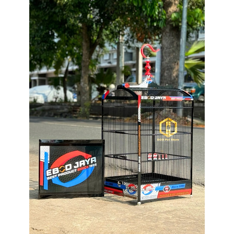 Sangkar ebod jaya kotak ukuran no.1 (45x40) no.2 (37x43)