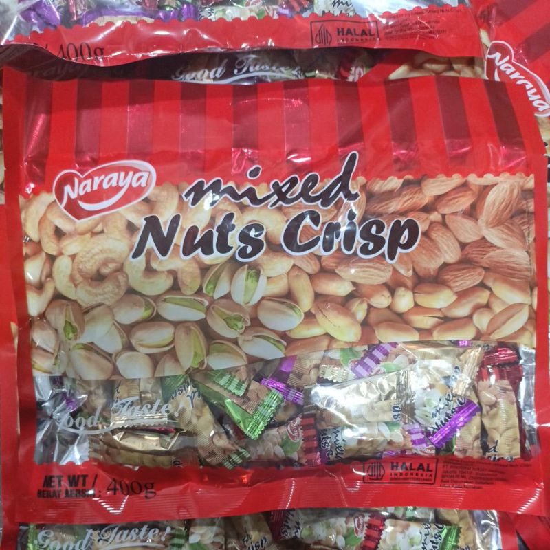 

NARAYA MIXED NUTS CRISP 400g