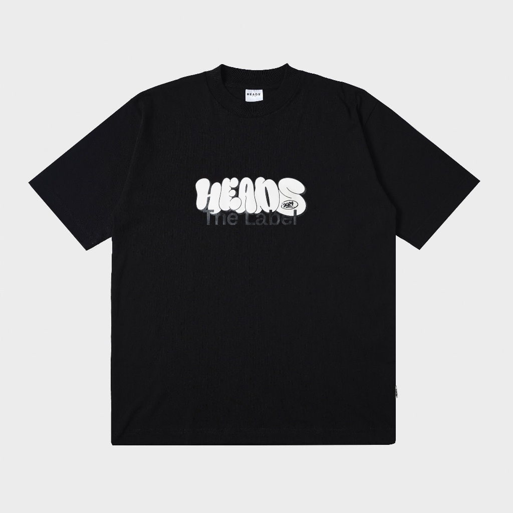 HEADS - Tagged Tee Black