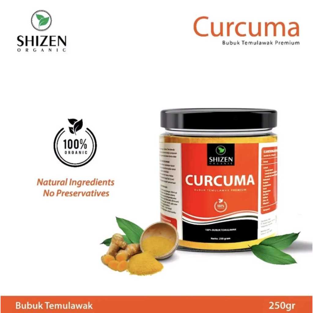 

Shizen Curcuma Bubuk Temulawak - curcuma Powder 100% Organic