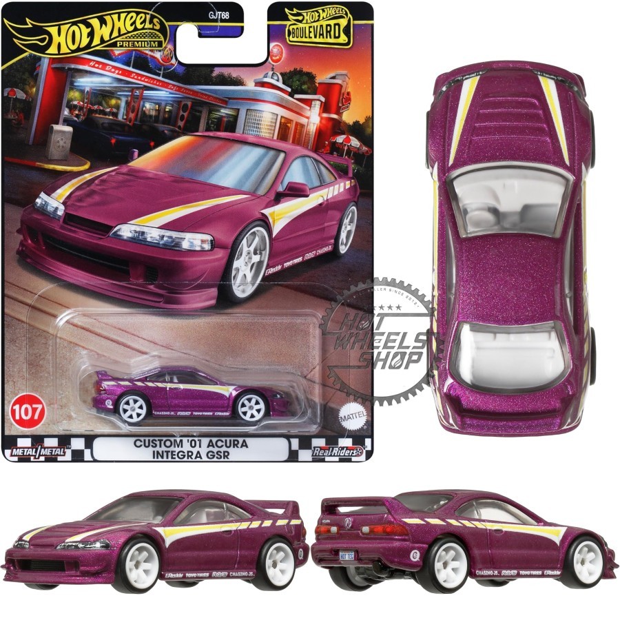 HOT WHEELS CUSTOM 01 ACURA INTEGRA GSR BOULEVARD Y PREMIUM