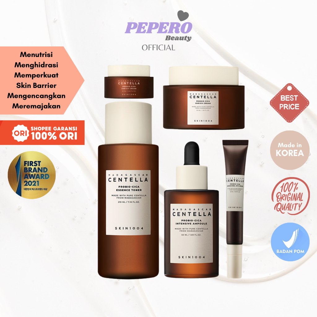 SKIN1004 Madagascar Centella Probio-Cica -Toner 210ml | Ampoule 50ml | Cream 50ml | Eye Cream 20ml |