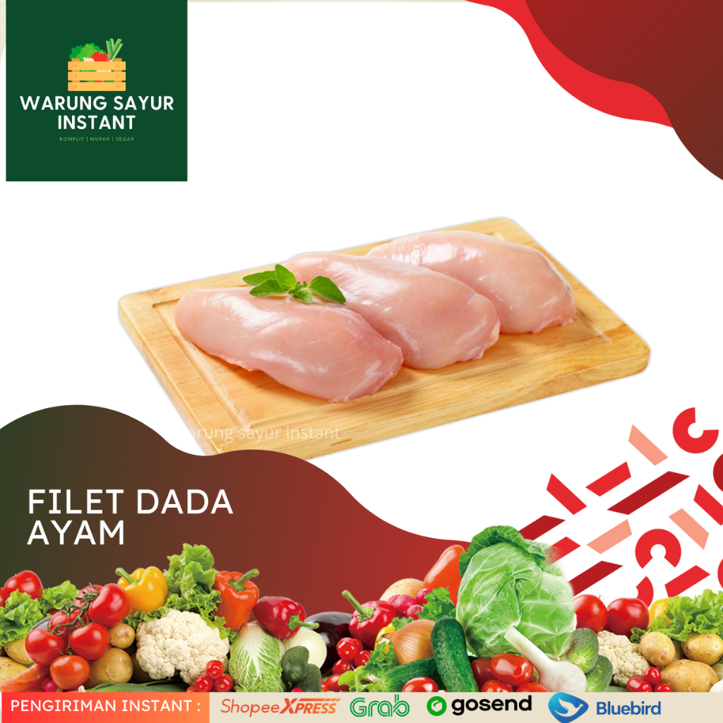 

FILET DADA AYAM 1KG I Warung sayur instant