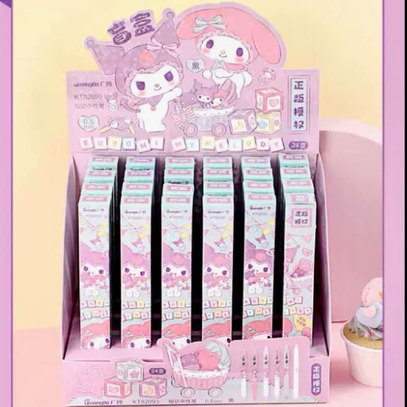 

PULPEN SANRIO KURO MELLO 1 BOX ISI 24