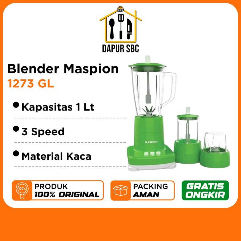 BLENDER MASPION 1273 GL 3IN1, MASPION 1273 PL 3IN1
