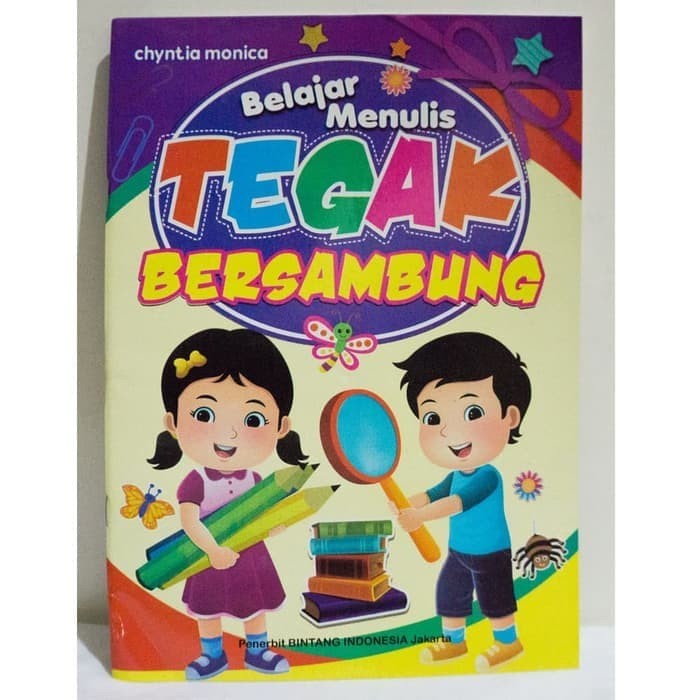 Buku Belajar Menulis Tegak Bersambung / Buku Belajar Anak Menulis Tegak Bersambung