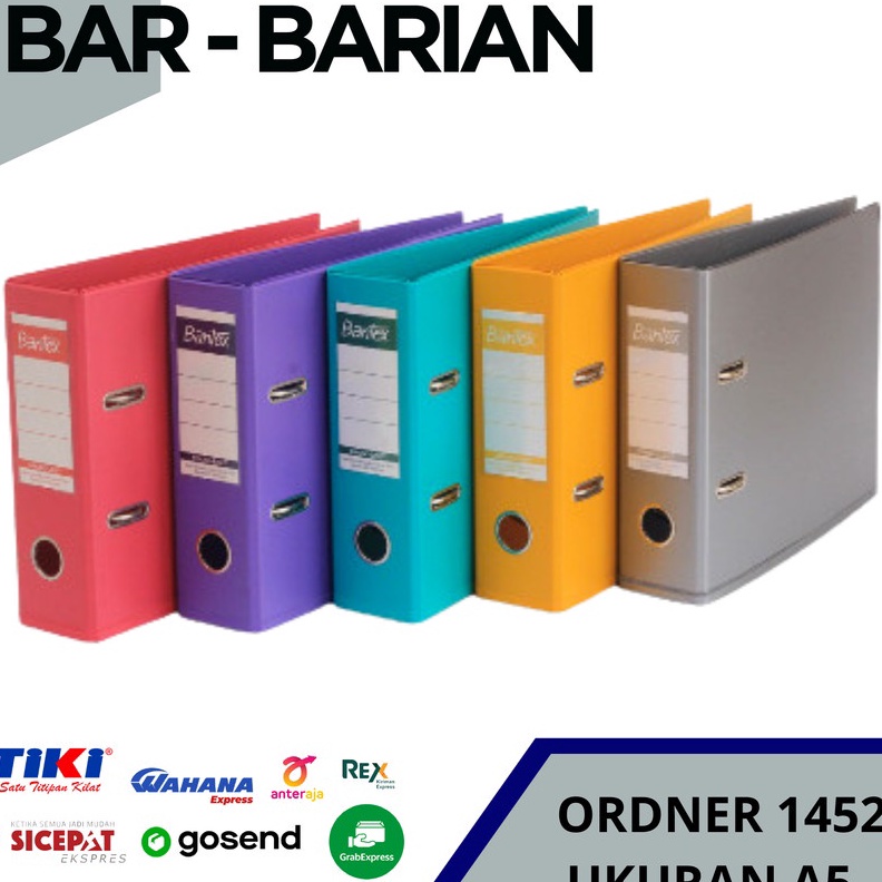 

HJ6 ORDNER BANTEX KWITANSI A5 1452 ODNER BANTEX KWITANSI 1452 7CM