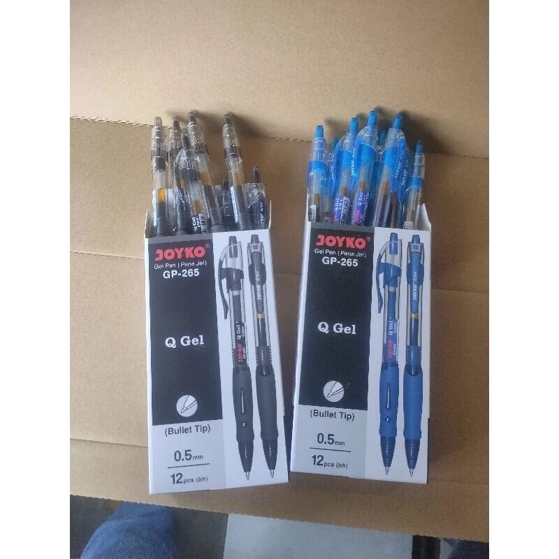 

Pulpen Joyko GP 265 Q Gel 0,5 mm Harga 1 Lusin (12pcs)