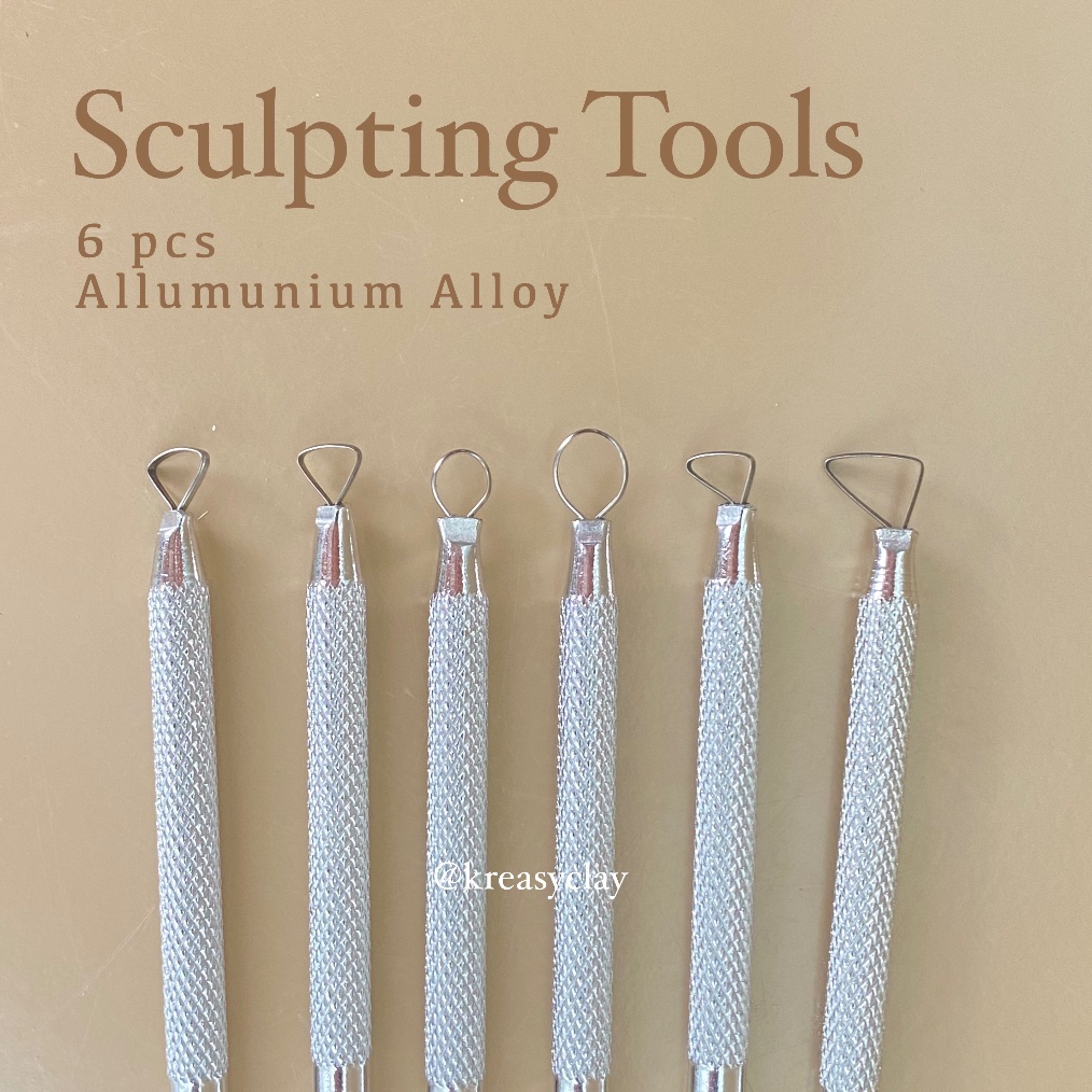 

Sculpting Tools Clay Tanah Liat Alat Pahat Clay Stoneware Earthenware Membuat Detail Clay y W8X2