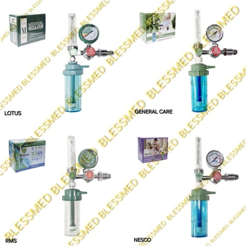 Regulator Tabung Oksigen Medis Merk LOTUS/Regulator Oxygen Lotus