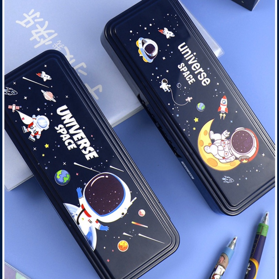 

Spesial TXS25 Pen Pencil Case Kotak Tempat Pensil Plastik Secure LOCK Pen Case Color MKT