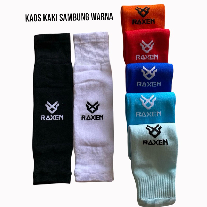 Kaos Kaki Sambung Olahraga Bola Futsal / Football Leg Slevee Bahan Nylon Premium Murah