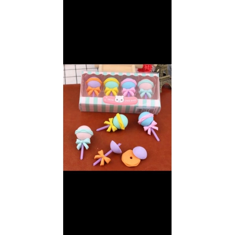 

penghapus bentuk donat & ice cream