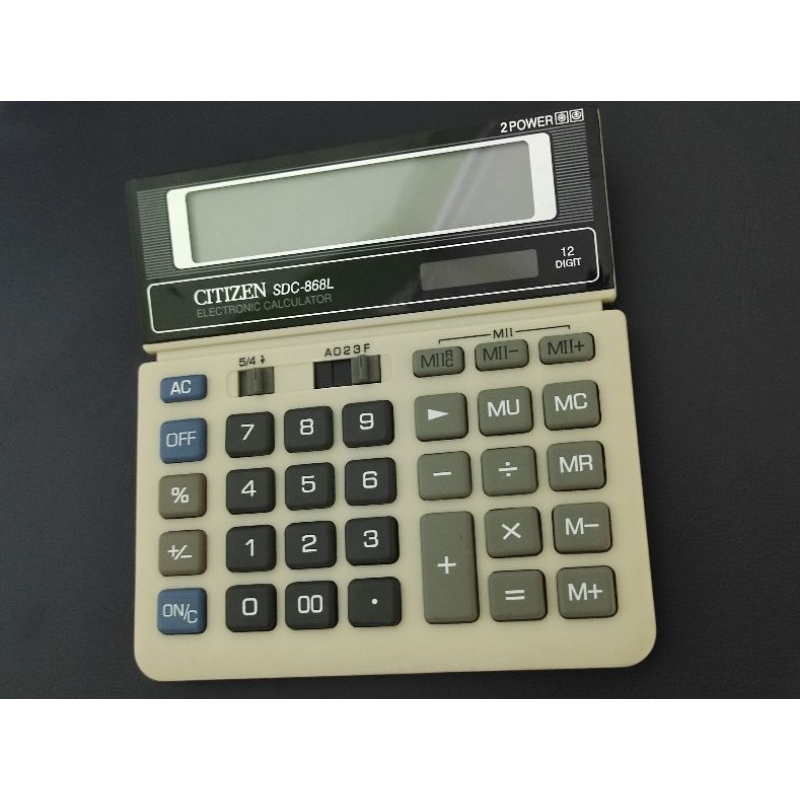 

Citizen Calculator SDC-868L 12 digit (Kalkulator Dagang)