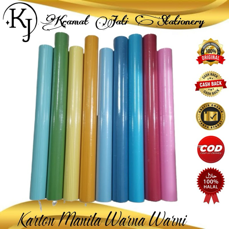 

Kertas Karton Manila Warna Isi 10 Lembar (1 Gulung)