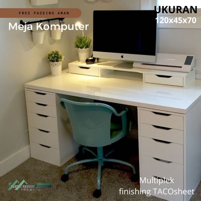 Meja kerja minimalis meja rias tempel dinding terbaru murah