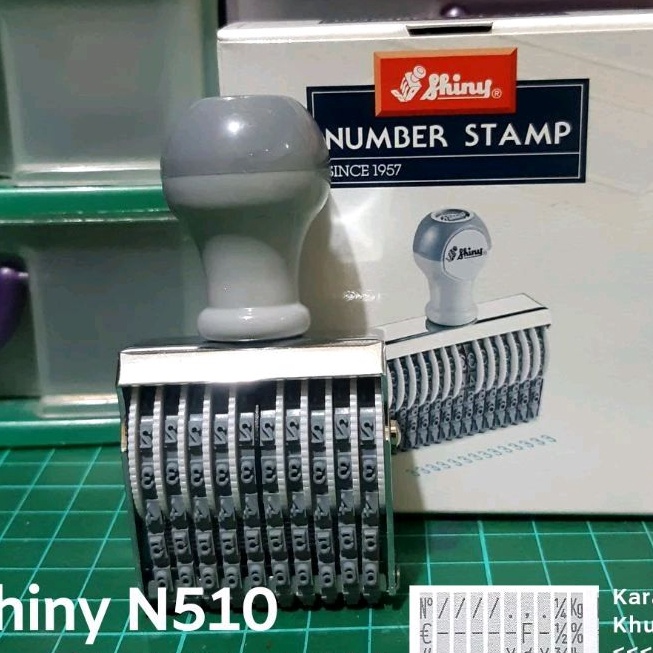 

Cashback Stempel Manual Huruf Angka 1 Dit 3mm 4mm 5mm Shiny N51 N41 N31 N31A N31A