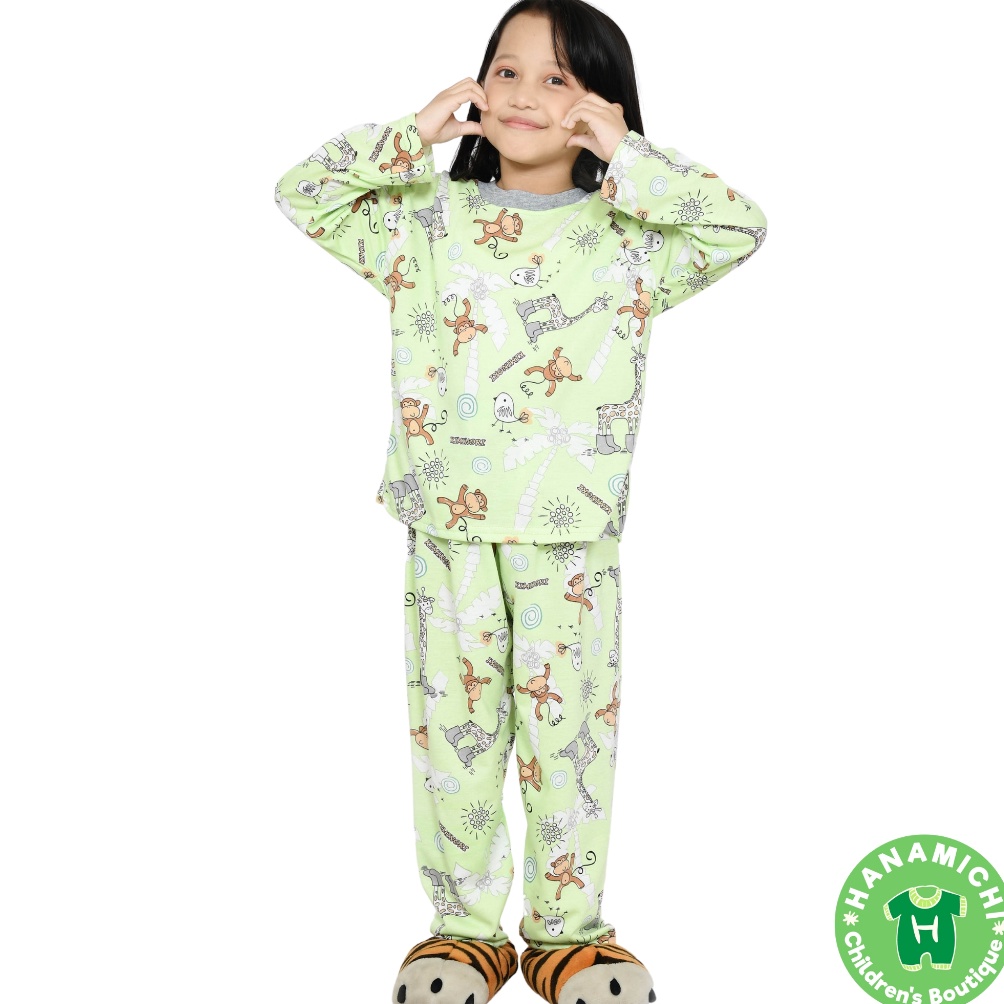 Hanamichi ERONPP Setelan Baju Tidur Anak Lengan Panjang h U4J4