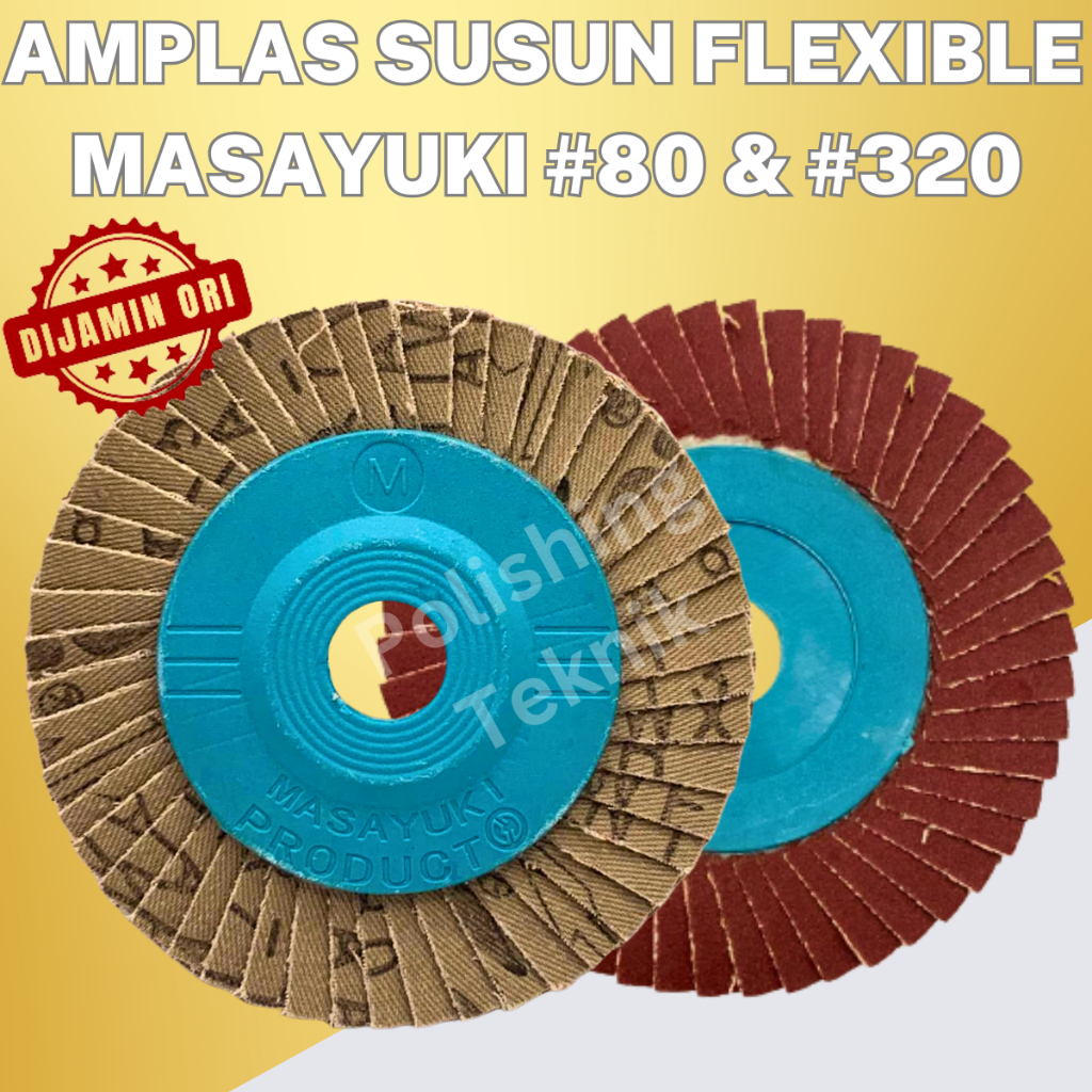 Amplas Susun Flexible Grit #80 & #320 MASAYUKI