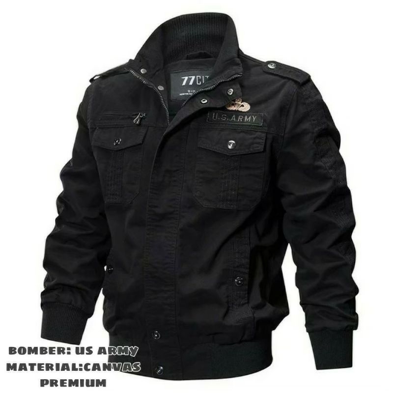Jaket pria jaket kanvas pria jaket kasual pria jaket distro pria jaket kanvas US army pria