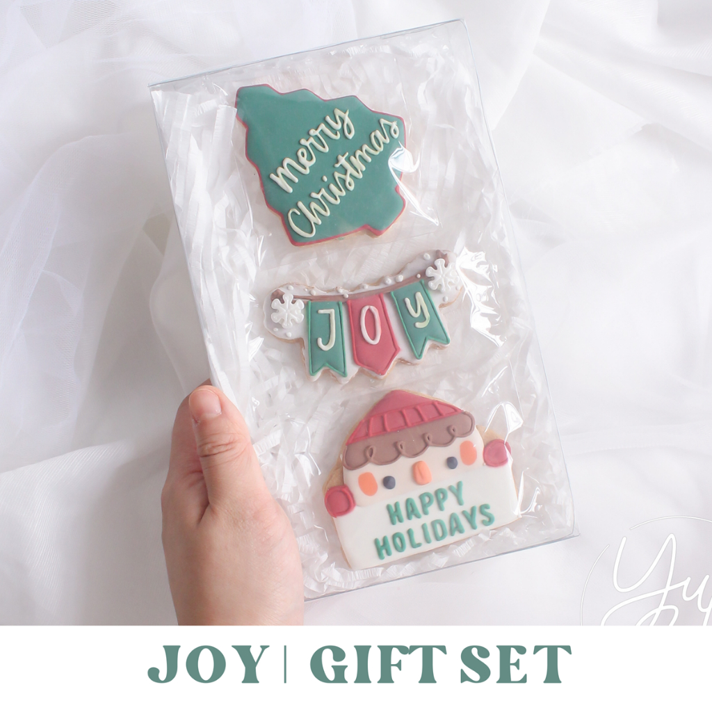 

Christmas Gift Set (Xmas Natal collection) — Sugar Cookies / Decorated Cookies / Kukis Hias