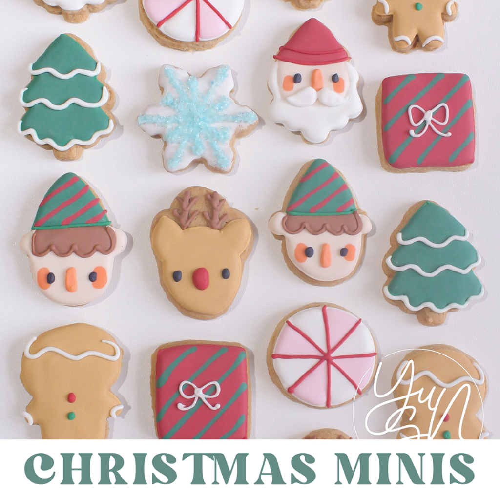 

Xmas Minis — Christmas Natal Sugar Cookies / Decorated Cookies / Kukis Hias