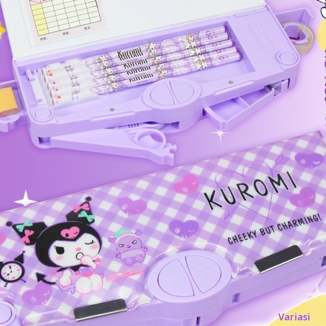 

Mega KABAKotak Pensil Multifungsi Motif Kuromi Unicorn Dinosaurus Astronot Untuk Anak Lengkap Peruncing Gunting Isolasi Penghapus Penggaris
