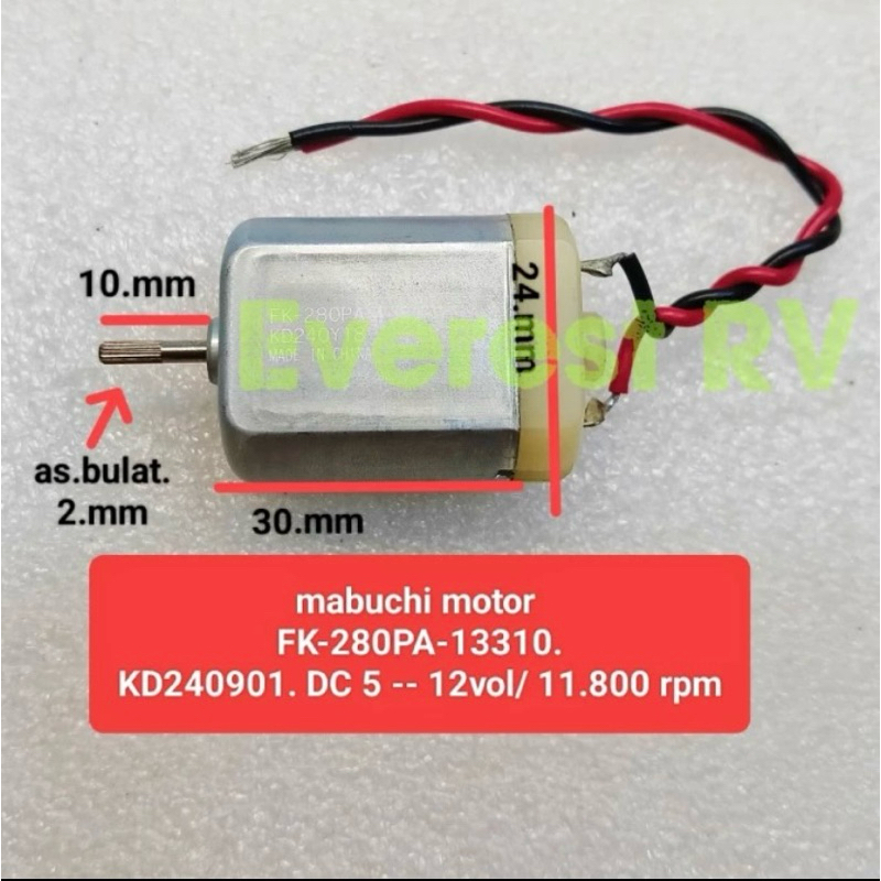 DINAMO FK 280/ MOTOR DINAMO DC 5-12V/ DINAMO MAINAN