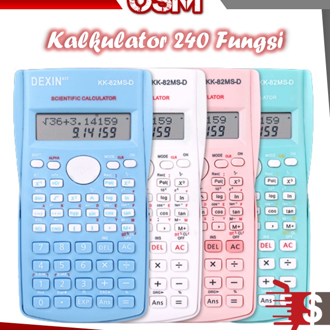 

Khusus OSM S5977 Kalkulator Sekolah Kalkulator Scientific Kalkulator Ilmiah 24 Fungsi Kalkulator Sains Kalkulator SinCosTan
