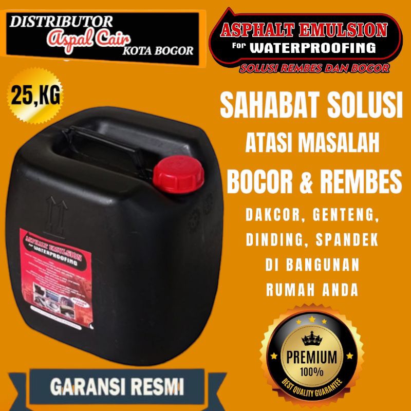 aspal cair cat pelapis anti bocor 25 kg